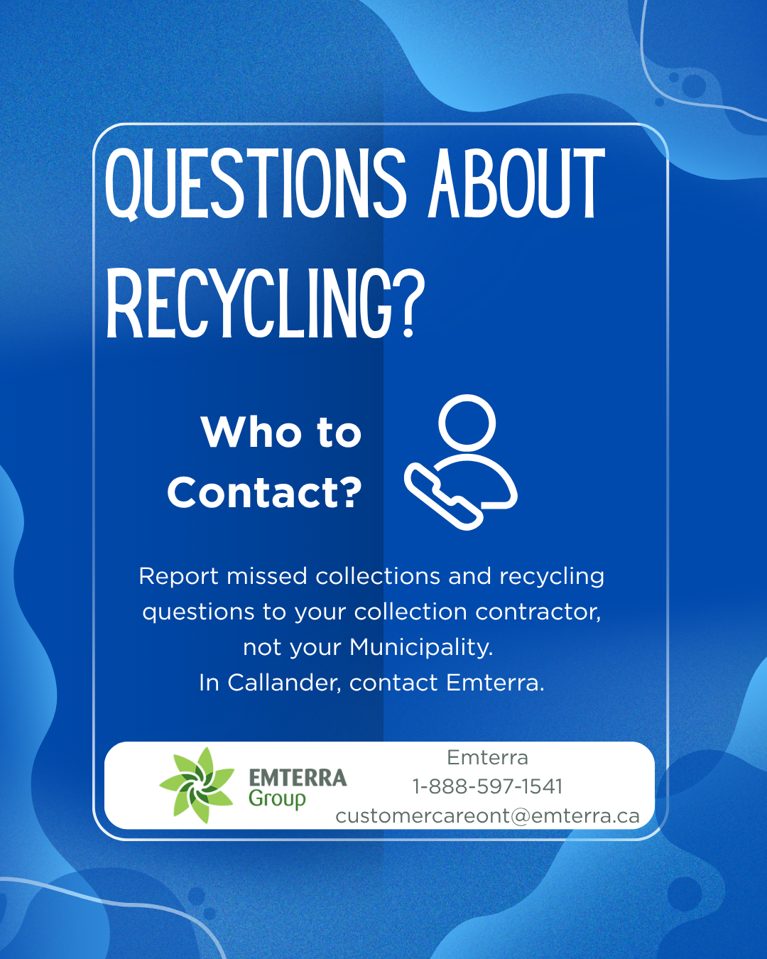 Recycling - Who do I call?