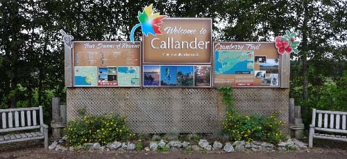 Callander Trail sign